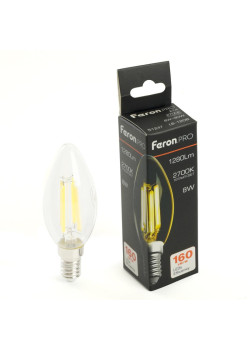 Лампа светодиодная/ Лампа светодиодная LED 8вт Е14 теплый свеча FILAMENT .PRO