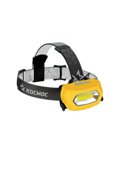 Фонарь налобный аккумуляторный/ Фонарь налобный аккумуляторный, 3W COB LED, аккумулятор 3,7V 800mAh, 210Lm, 6 часов