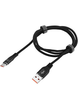 Кабель Digma DG-USBA-С-1M-27W USB (m)-USB Type-C (m) 1м черный