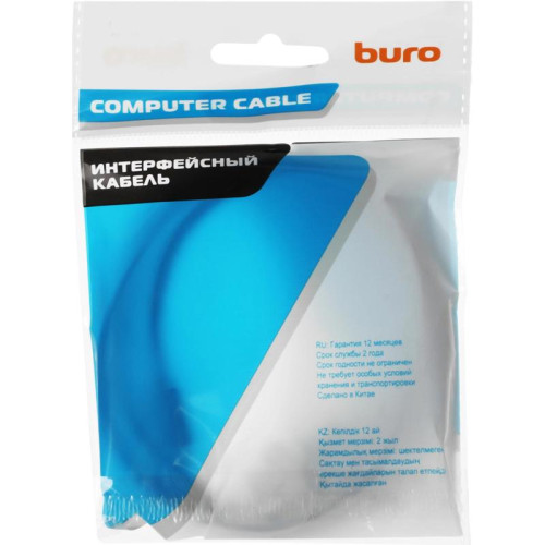 Кабель Buro BU-MICROUSB-1M USB (m)-micro USB (m) 1м черный