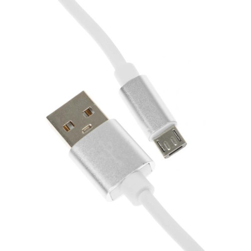 Кабель Cactus CS-USB.A.USB.MICRO-1 USB (m)-micro USB (m) 1м белый блистер