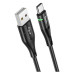 Кабель Hoco U93 Shadow Type-C USB (m)-USB Type-C (m) 1.2м черный коробка