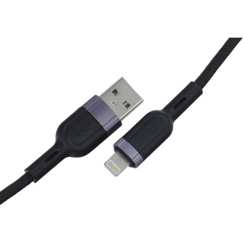 Кабель Hoco U117 IP(01481) USB (m)-Lightning (m) 1.2м черный Кабель Hoco U117 IP(01481) USB (m)-Lightning (m) 1.2м черный