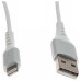 Кабель Cactus CS-LG.USB.A-1 USB (m)-Lightning (m) 1м белый блистер Кабель Cactus CS-LG.USB.A-1 USB (m)-Lightning (m) 1м белый блистер