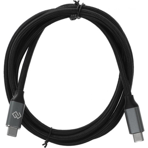 Кабель Digma D-TYPE-C-USB3.2-100W-4K-1.5M USB Type-C (m)-USB Type-C (m) 1.5м черный