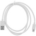 Кабель KingPrice KP-USBAL-1m USB (m)-Lightning (m) 1м белый Кабель KingPrice KP-USBAL-1m USB (m)-Lightning (m) 1м белый