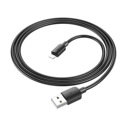 Кабель Hoco X96 Hyper iP USB (m)-Lightning (m) 1м черный коробка