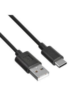 Кабель Buro USB-TC-0.8B2A USB (m)-USB Type-C (m) 0.8м черный