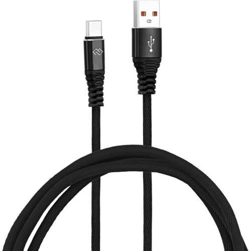 Кабель Digma DG-USBA-С-1M-27W USB (m)-USB Type-C (m) 1м черный