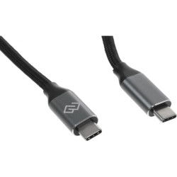 Кабель Digma D-TYPE-C-USB3.2-100W-4K-1.5M USB Type-C (m)-USB Type-C (m) 1.5м черный