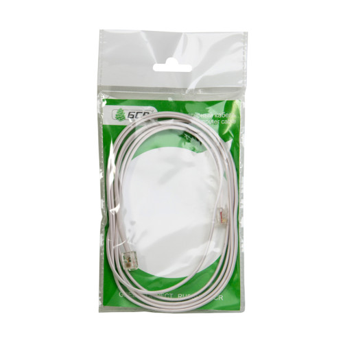 Greenconnect Телефонный шнур удлинитель для аппарата 10.0m GCR-TP6P4C-10.0m, 6P4C (джек 6p4c - jack 6p4c) белый Greenconnect Телефонный шнур удлинитель для аппарата 10.0m GCR-TP6P4C-10.0m, 6P4C (джек 6p4c - jack 6p4c) белый