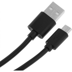Кабель KingPrice KP-microUSB-2.4A-1.5m USB (m)-micro USB (m) 1.5м черный