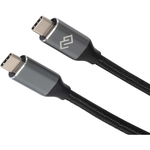 Кабель Digma D-TYPE-C-USB3.2-100W-4K-3M USB Type-C (m)-USB Type-C (m) 3м черный