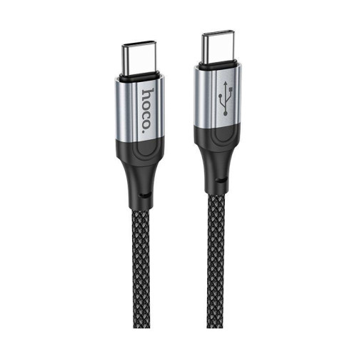 Кабель Hoco X102 Fresh Type-C to Type-C USB Type-C (m)-USB Type-C (m) 1м черный коробка