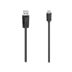 Кабель Hama 200631 USB (m)-USB Type-C (m) 0.75м черный