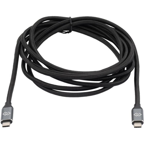 Кабель Digma D-TYPE-C-USB3.2-100W-4K-3M USB Type-C (m)-USB Type-C (m) 3м черный