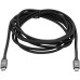Кабель Digma D-TYPE-C-USB3.2-100W-4K-3M USB Type-C (m)-USB Type-C (m) 3м черный Кабель Digma D-TYPE-C-USB3.2-100W-4K-3M USB Type-C (m)-USB Type-C (m) 3м черный