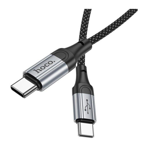 Кабель Hoco X102 Fresh Type-C to Type-C USB Type-C (m)-USB Type-C (m) 1м черный коробка