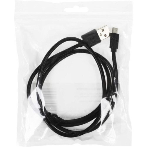 Кабель KingPrice KP-microUSB-2.4A-1m USB (m)-micro USB (m) 1м черный