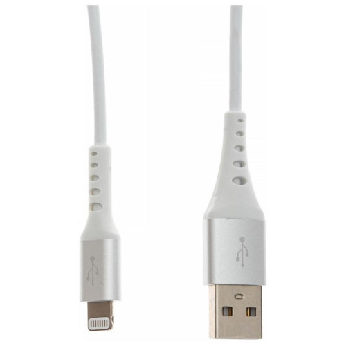 Кабель Cactus CS-LG.USB.A-1.2 USB (m)-Lightning (m) 1.2м белый блистер