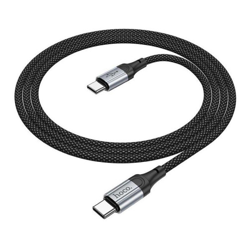 Кабель Hoco X102 Fresh Type-C to Type-C USB Type-C (m)-USB Type-C (m) 1м черный коробка