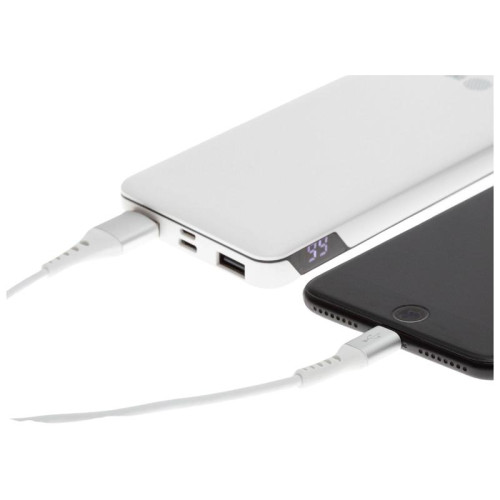 Кабель Cactus CS-LG.USB.A-0.8 USB (m)-Lightning (m) 0.8м белый блистер