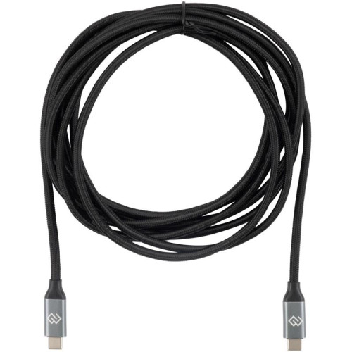 Кабель Digma D-TYPE-C-USB3.2-100W-4K-3M USB Type-C (m)-USB Type-C (m) 3м черный