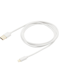 Кабель Buro USB-IP-1.2W2A USB (m)-Lightning (m) 1.2м белый