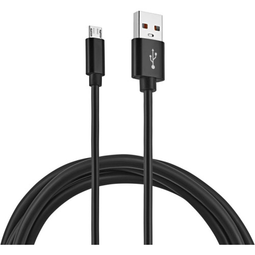 Кабель KingPrice KP-microUSB-2.4A-1m USB (m)-micro USB (m) 1м черный