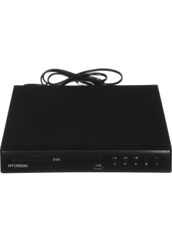 Плеер DVD/ Плеер DVD Hyundai H-DVD100 черный ПДУ
