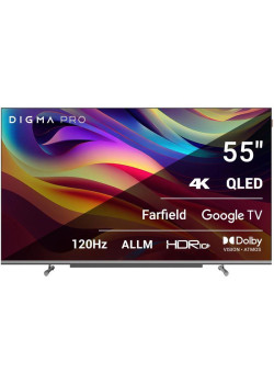 Телевизор QLED/ Телевизор QLED Digma Pro 55