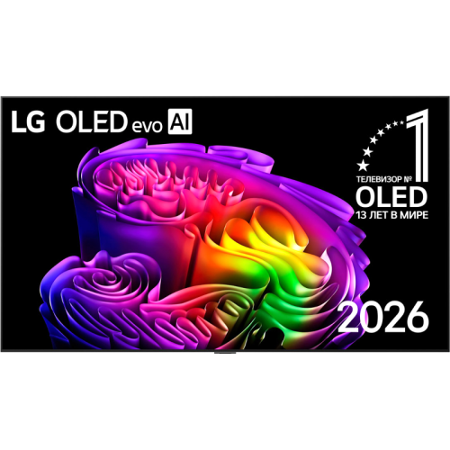 Телевизор 77'' LG/ 77'' OLED, Gallery, Ultra HD, Smart TV(WebOS 26), Wi-Fi 6, Bluetooth v 5.3, MR NFC, 120Hz Native (VRR 165Hz), 4.2ch (60W) Dolby Atmos, 4хHDMI, 3хUSB, One Wall Mount, матовый металл, 2026