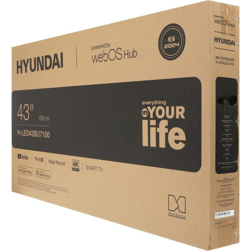 Телевизор LED/ Телевизор LED Hyundai 43