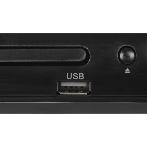 Плеер DVD/ Плеер DVD Hyundai H-DVD100 черный ПДУ
