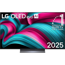 Телевизор 55'' LG/ 55'' OLED, Ultra HD, Smart TV, WebOS, Bluetooth, MR NFC, 120Hz Native (VRR 144Hz), 2.2ch 40Вт Dolby Atmos, 2хHDMI, 3хUSB, 1 Pole, Charcoal Black, 2025