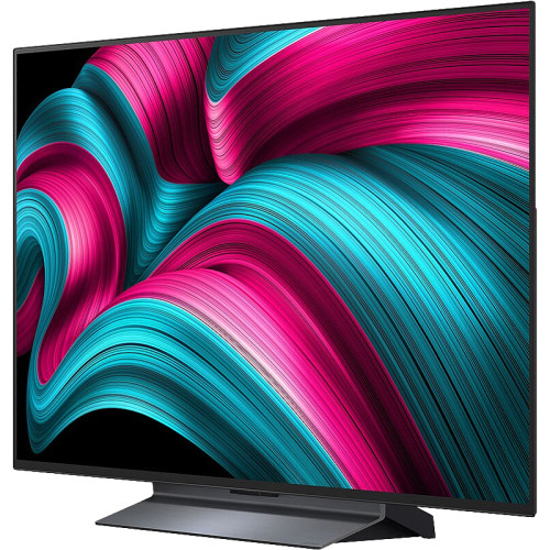 Телевизор 55'' LG/ 55'' OLED, Ultra HD, Smart TV, WebOS, Bluetooth, MR NFC, 120Hz Native (VRR 144Hz), 2.2ch 40Вт Dolby Atmos, 2хHDMI, 3хUSB, 1 Pole, Charcoal Black, 2025
