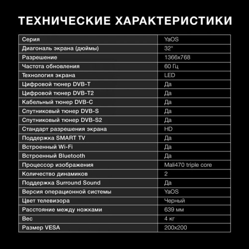 Телевизор LED/ Телевизор LED Hyundai 32