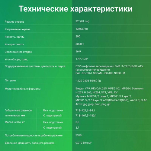 Телевизор LED/ Телевизор LED Digma 32