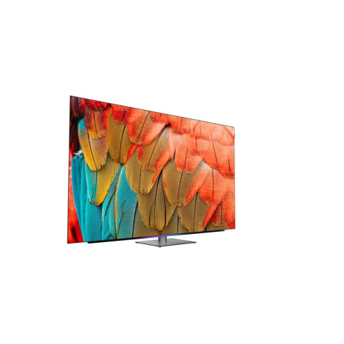 77'' OLED, Ultra HD, Google TV, 900Nit, Bluetooth, 120Hz, Freesync Premium (AMD), 2.1.2 ch (2*15W+25W SUB+5W*2) Dolby Atmos, 4хHDMI, 2хUSB, Digital Audio Output, Composite output, LAN,CI, динамическая подсветка при включении, подставка с функцией поворота
