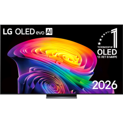 Телевизор 83'' LG/ 83'' OLED, Ultra HD, Smart TV (WebOS 26), Wi-Fi 6, Bluetooth v5.3, MR NFC, 120Hz Native (VRR 144Hz), 2.2ch 40Вт Dolby Atmos, 4хHDMI, 2хUSB, 1 Pole, черный металл, 2026