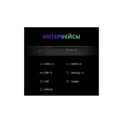 55'' OLED, Ultra HD, Google TV, 900Nit, Bluetooth, 120Hz, Freesync Premium (AMD), 2.1.2 ch (2*12W+20W SUB+5W*2) Dolby Atmos, 4хHDMI, 2хUSB, Digital Audio Output, Composite output, LAN,CI, динамическая подсветка при включении, 2 Pole, ультра-тонкий корпус 