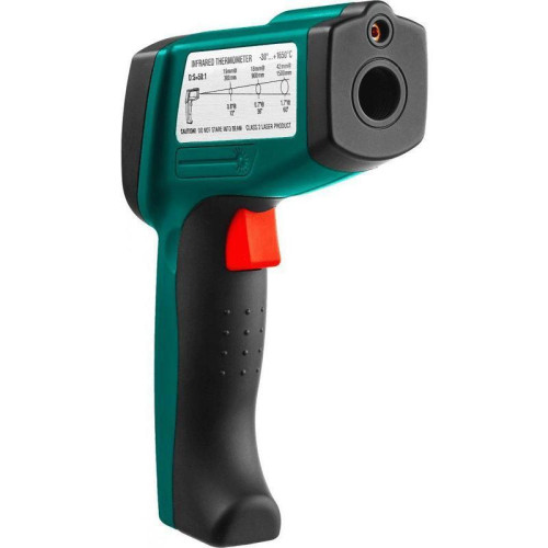 Пирометр Kraftool 45701-1650 зеленый/черный