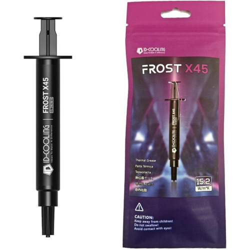 Термопаста ID-Cooling FROST X45 4g 15.2Вт/(м-К) шприц 4гр. Термопаста ID-Cooling FROST X45 4g 15.2Вт/(м-К) шприц 4гр.