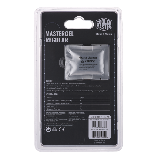 Термопаста/ MasterGel Regular