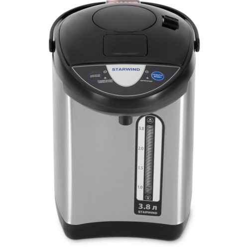 Термопот Starwind STP3822 3.8л. 800Вт серебристый/черный