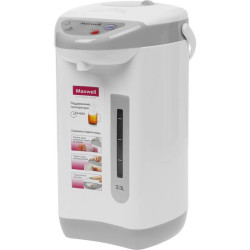 Термопот Maxwell MW-1056 3.3л. 800Вт серый/белый