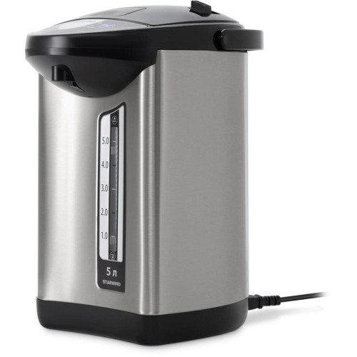 Термопот Starwind STP5741 5л. 800Вт серебристый/черный