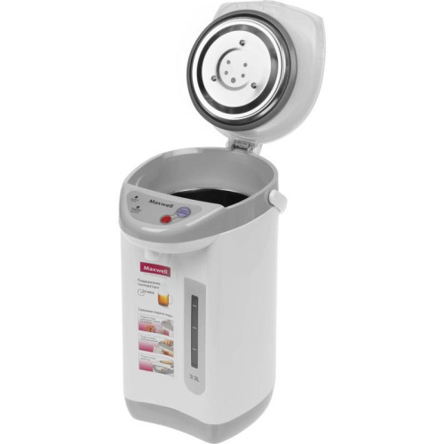 Термопот Maxwell MW-1056 3.3л. 800Вт серый/белый
