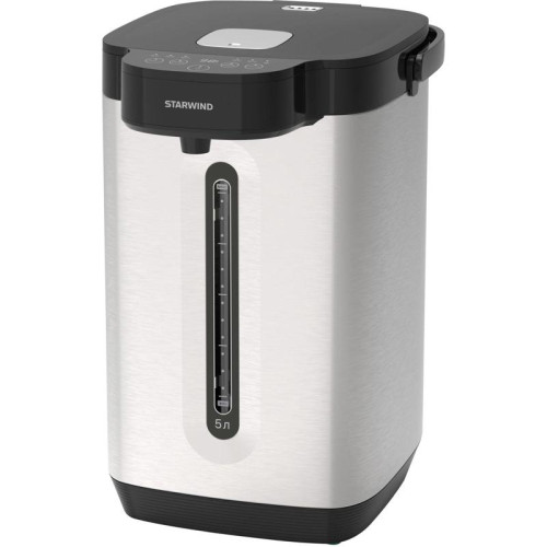 Термопот Starwind STP5751 5.2л. 800Вт серебристый/черный