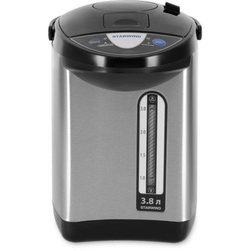 Термопот Starwind STP3822 3.8л. 800Вт серебристый/черный